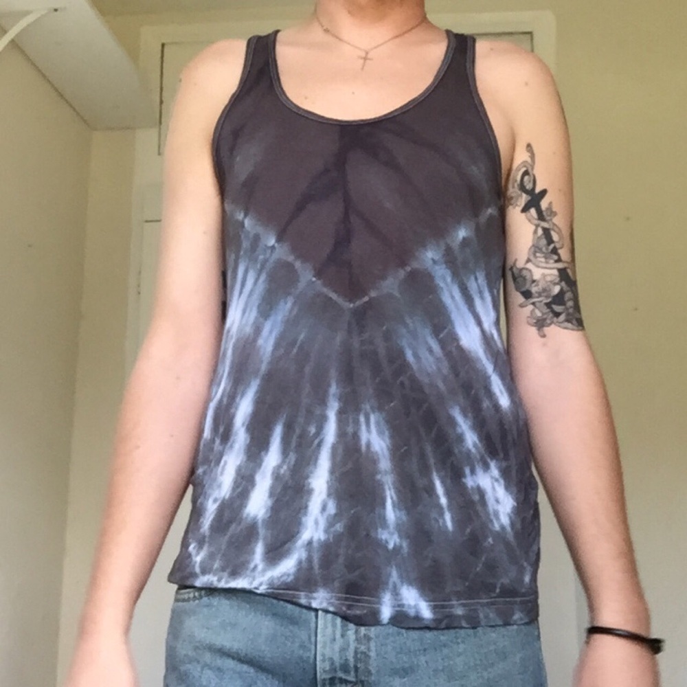 Unisex American Apparel tye dye tank